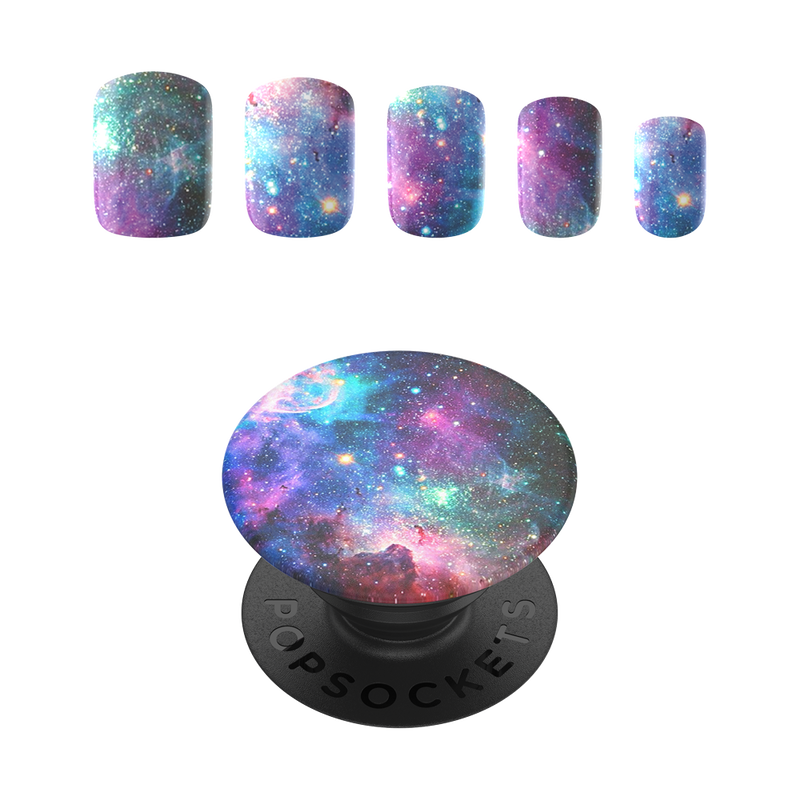 PopSockets Nails + PopGrip Blue Nebula image number 0